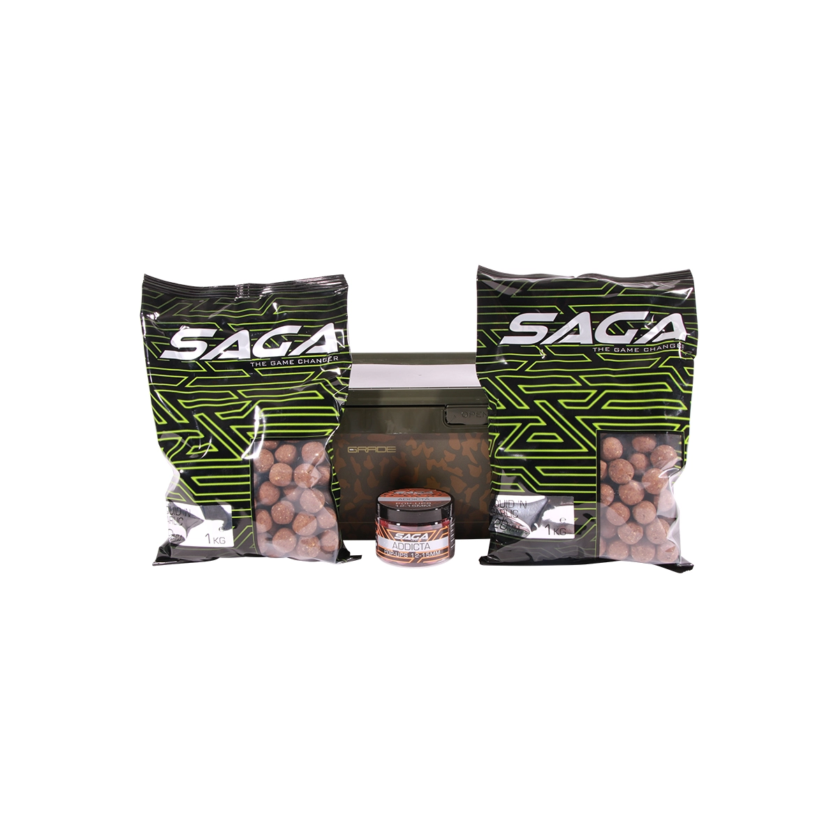 Saga Squid & Garlic Bucket Deal 20mm 1 Saga Squid & Garlic Bucket Deal 20mm