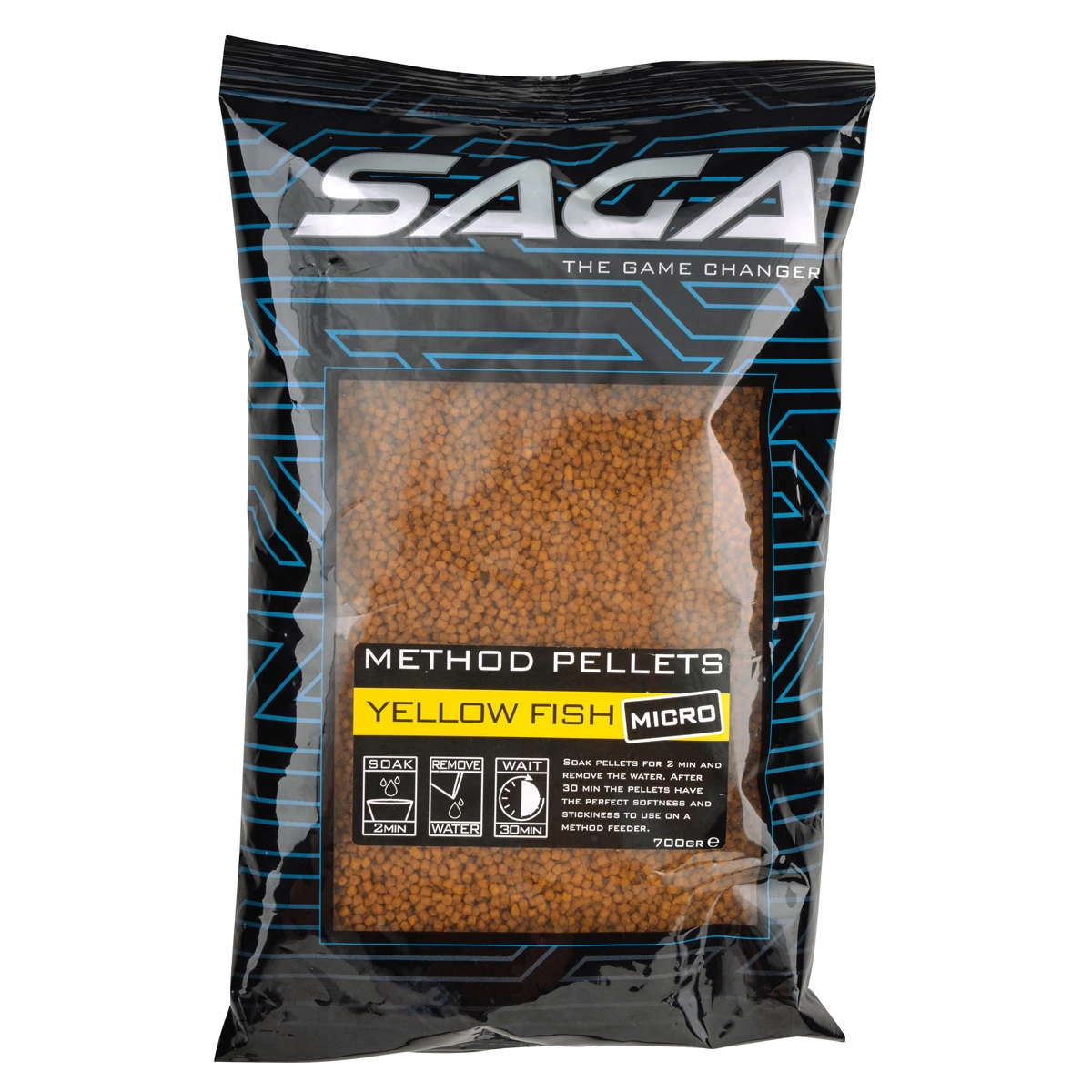 SAGA Method Micro Pellets Yellow Fish 2 SAGA Method Micro Pellets Yellow Fish - Afbeelding 2