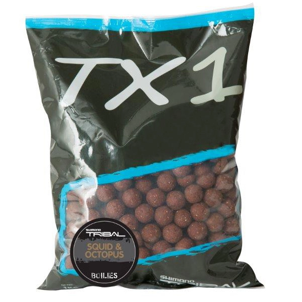 Shimano TX1 Boilies Squid & Octopus 20mm 1kg - 3 Zakken Voor De Prijs Van 2! 1 Shimano TX1 Boilies Squid & Octopus 20mm 1kg - 3 Zakken Voor De Prijs Van 2!